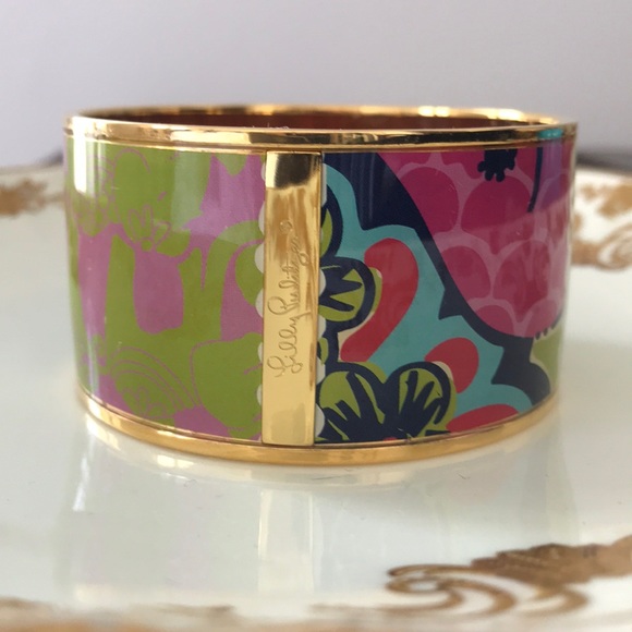 Lilly Pulitzer Jewelry - Lilly Pulitzer Multicolored Enameled Cuff